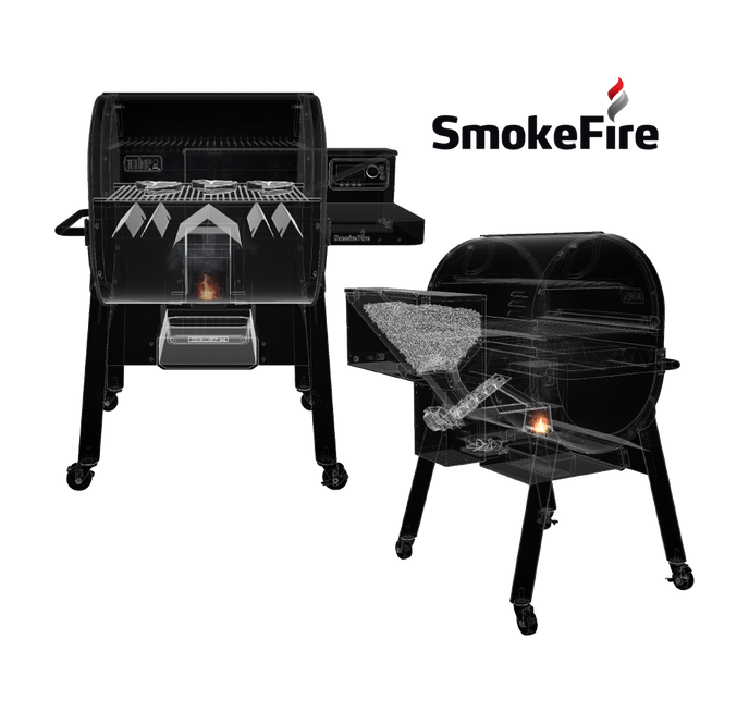 Weber SmokeFire EX4, гриль пеллетный NEW 2021